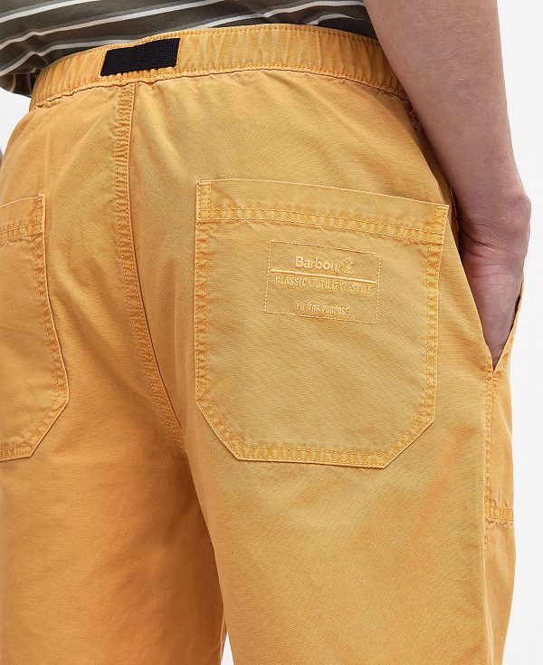 Barbour Grindle Shorts Honey Gold | BABO88763