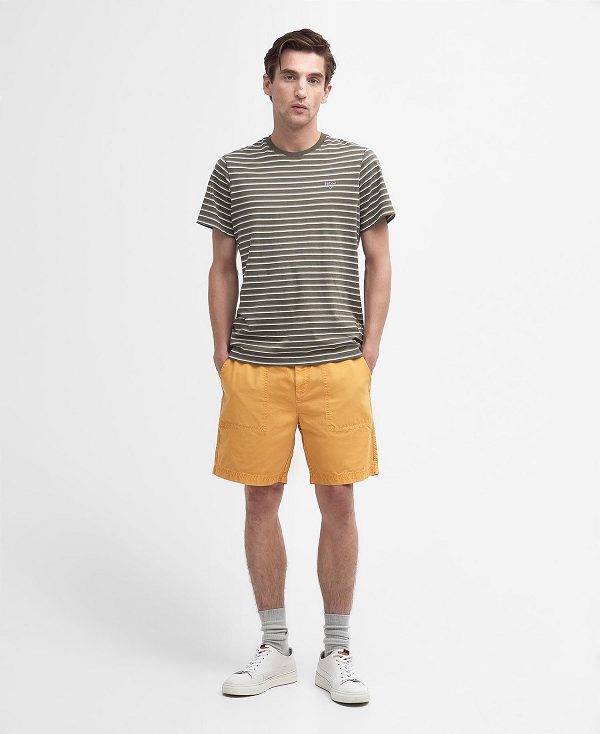 Barbour Grindle Shorts Honey Gold | BABO88763