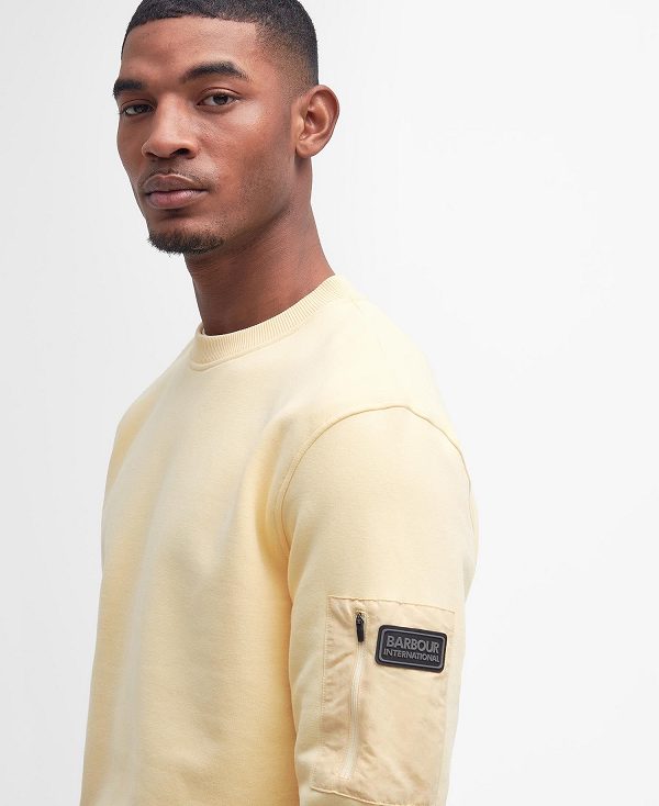 Barbour Grip Sweatshirt Mist | BABO88458