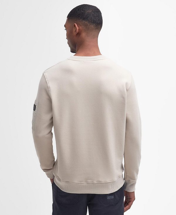 Barbour Grip Sweatshirt Mist | BABO88463