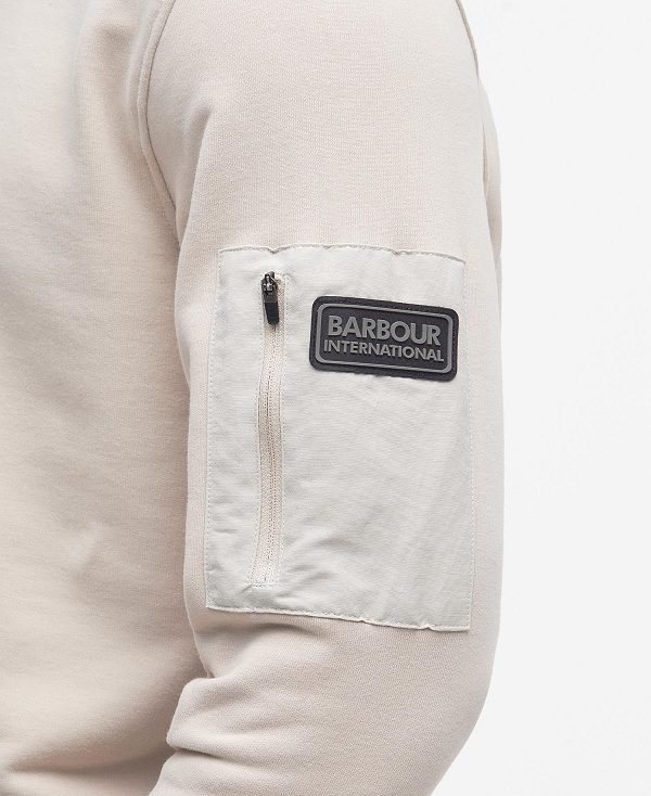 Barbour Grip Sweatshirt Mist | BABO88463