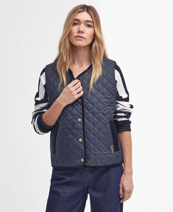 Barbour Hannah Gilet Dark Navy | BABO89451