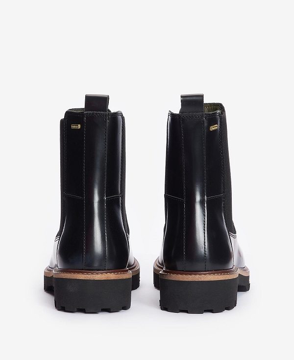 Barbour Harmby Chelsea Boots Black | BABO89865