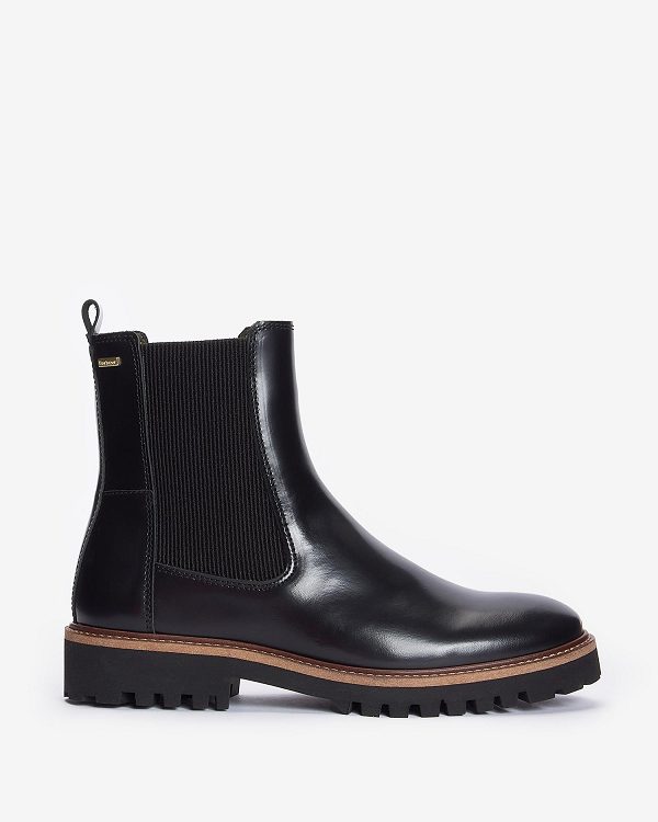 Barbour Harmby Chelsea Boots Black | BABO89865