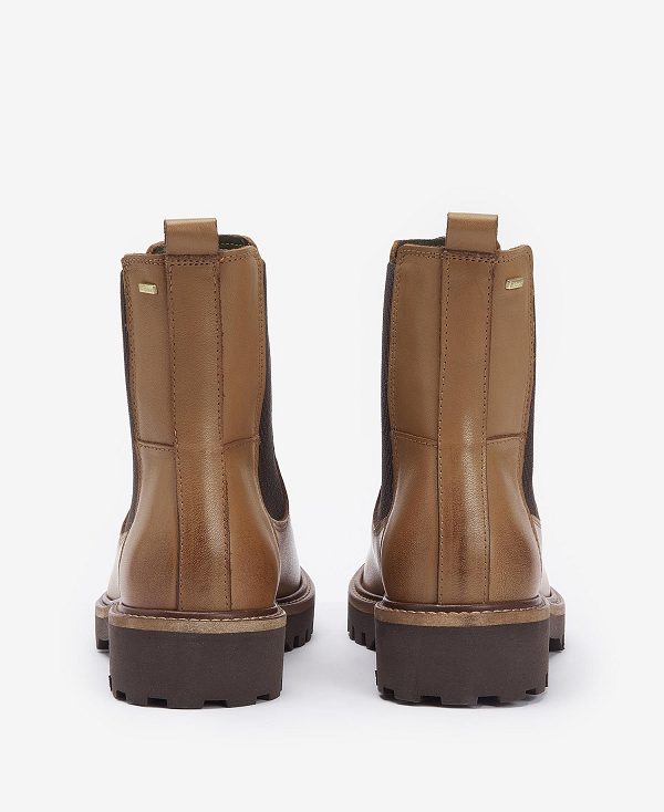 Barbour Harmby Chelsea Boots Chestnut | BABO89878