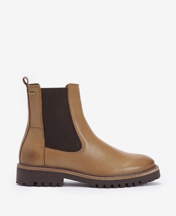 Barbour Harmby Chelsea Boots Chestnut | BABO89878