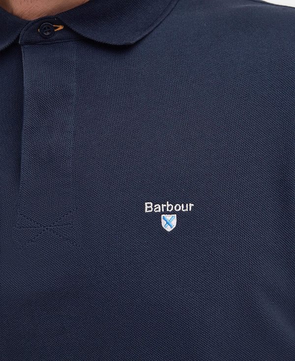 Barbour Hart Polo Shirt Classic Navy | BABO88112