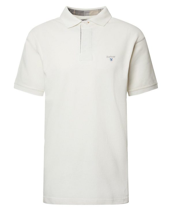 Barbour Hart Polo Shirt Whisper White | BABO88110