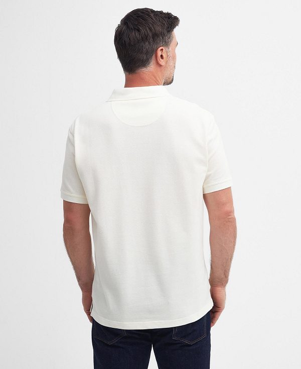 Barbour Hart Polo Shirt Whisper White | BABO88110