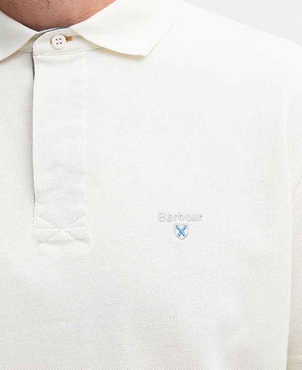 Barbour Hart Polo Shirt Whisper White | BABO88110