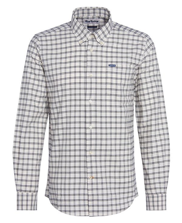 Barbour Harthorpe Tailored Shirt Beige | BABO87670