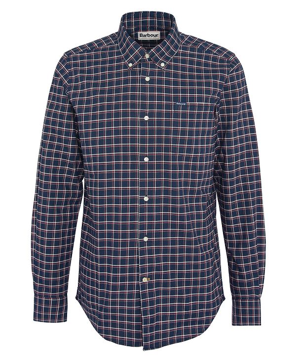 Barbour Harthorpe Tailored Shirt Navy | BABO87671