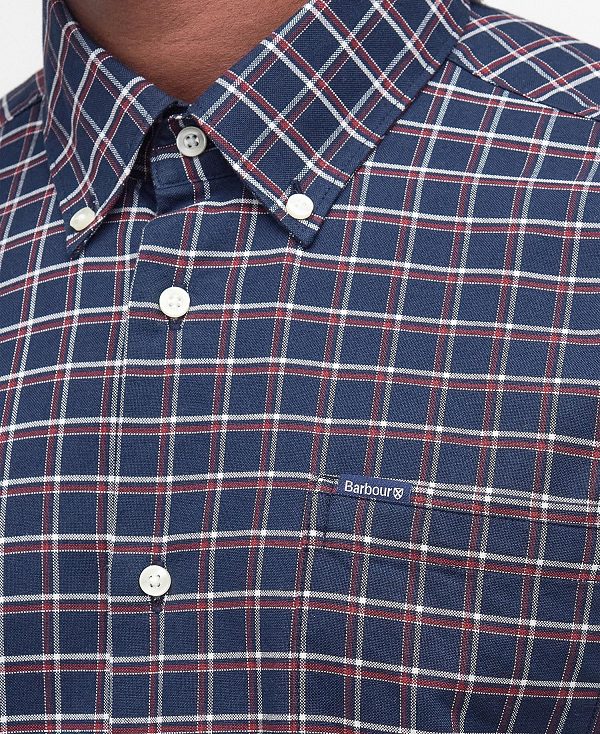 Barbour Harthorpe Tailored Shirt Navy | BABO87671