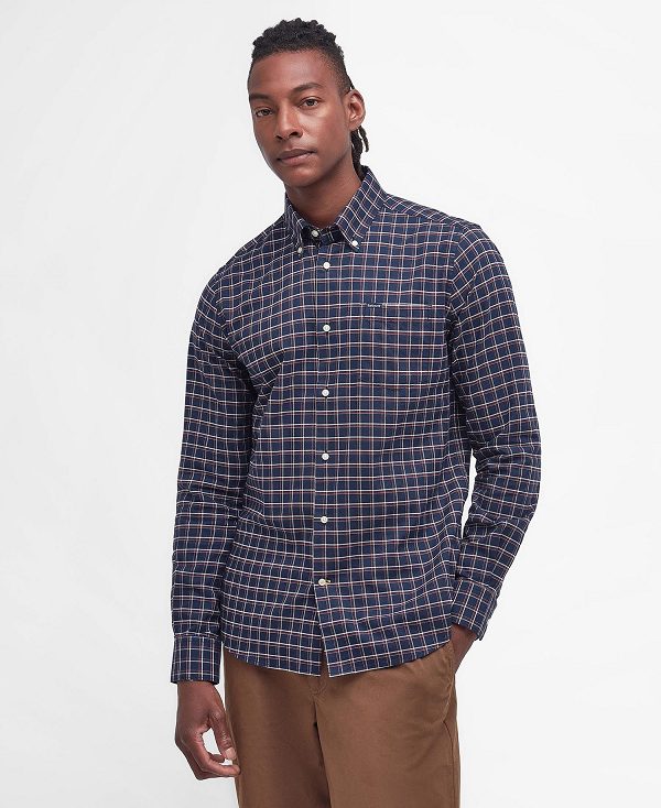 Barbour Harthorpe Tailored Shirt Navy | BABO87671