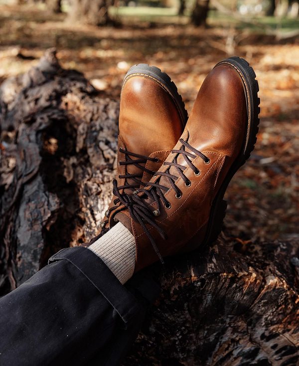 Barbour Harvey Derby Boots Brown | BABO88877