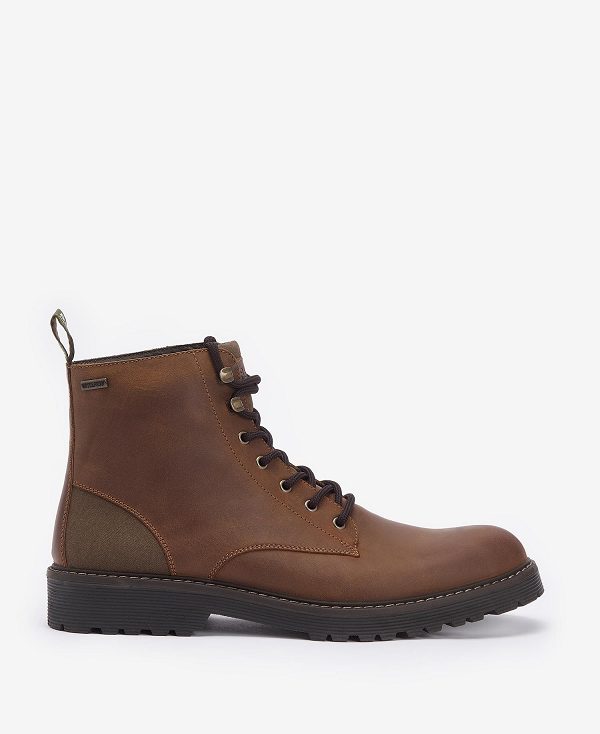 Barbour Harvey Derby Boots Brown | BABO88877