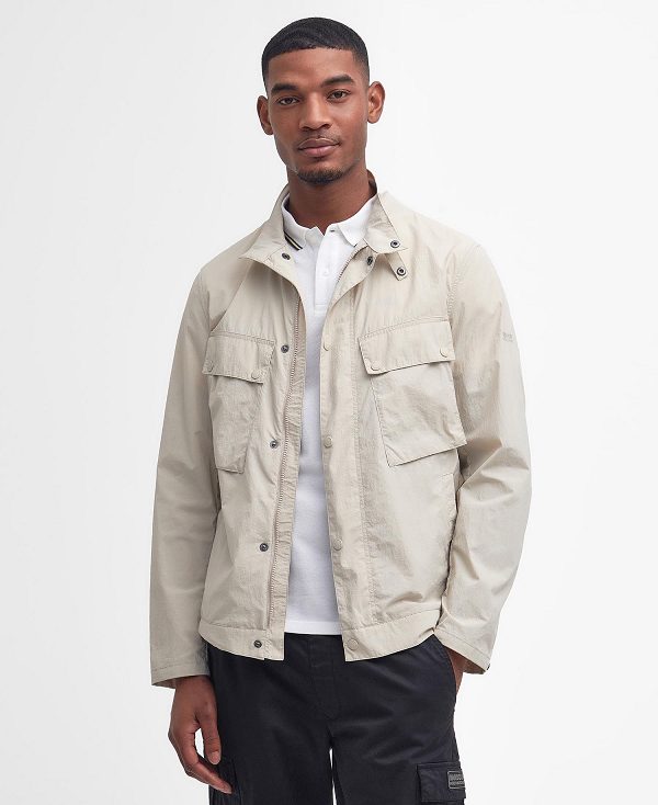 Barbour Hayledon Biker Jacket Mist | BABO87492