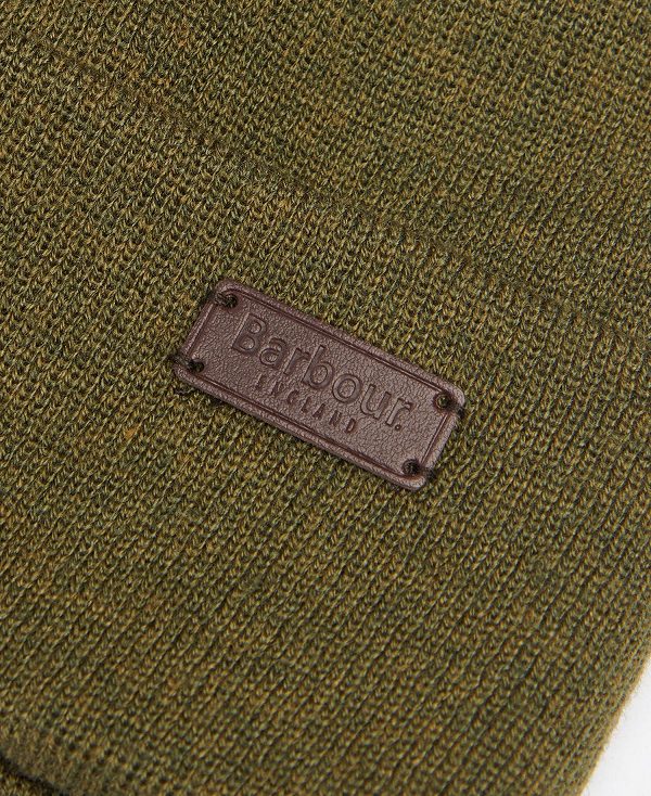 Barbour Healey Beanie Green | BABO89060