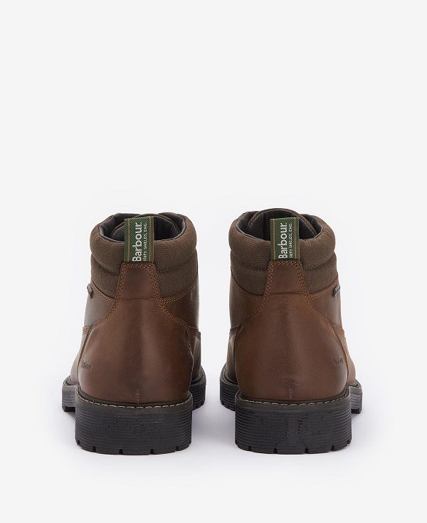 Barbour Hector Derby Boots Teak | BABO88870