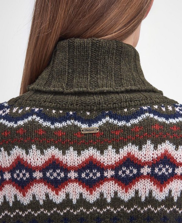 Barbour Helen Fair Isle Roll-neck Jumper Multi | BABO89722