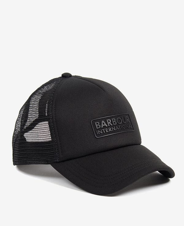 Barbour Heli Trucker Cap Black | BABO89004