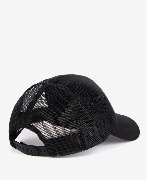 Barbour Heli Trucker Cap Black | BABO89004