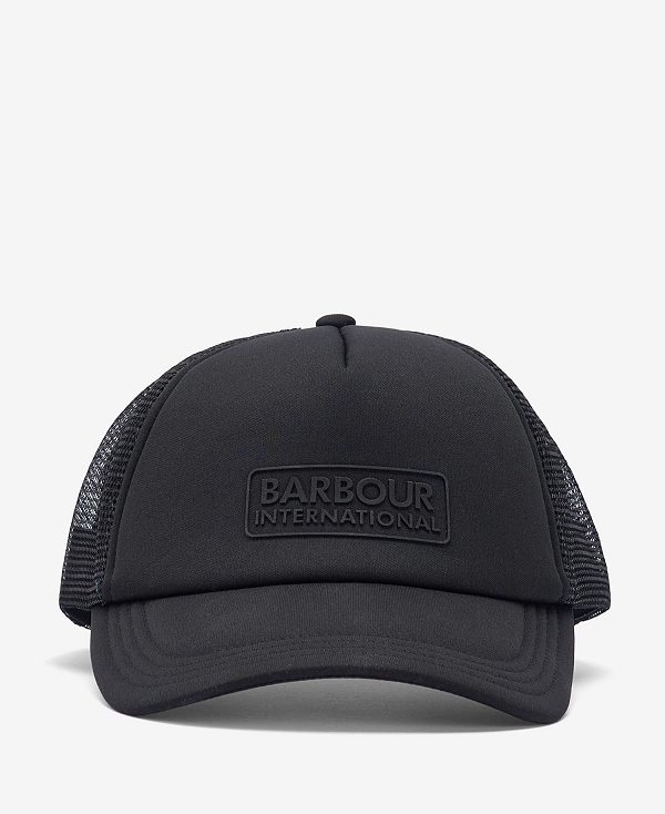 Barbour Heli Trucker Cap Black | BABO89004