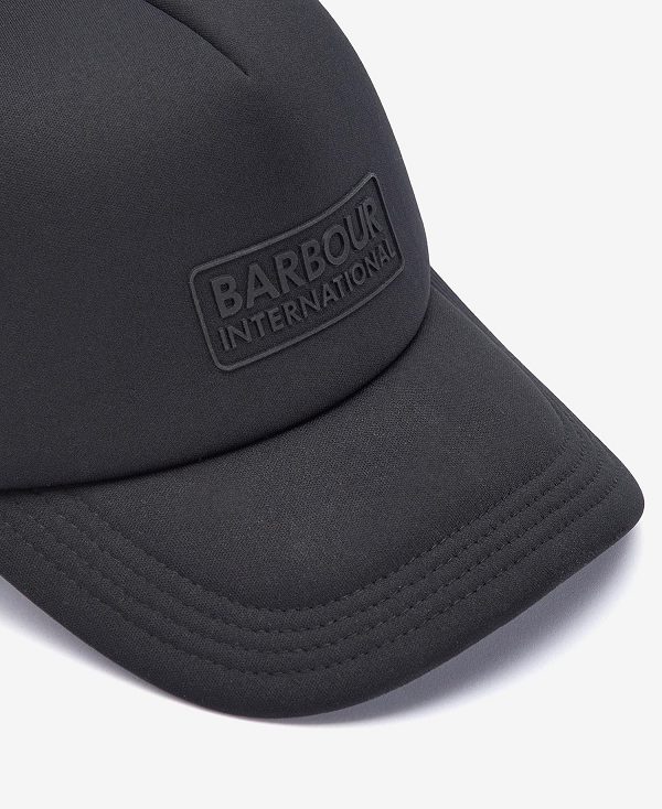 Barbour Heli Trucker Cap Black | BABO89004