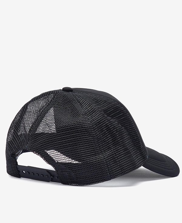 Barbour Heli Trucker Cap Black | BABO89004