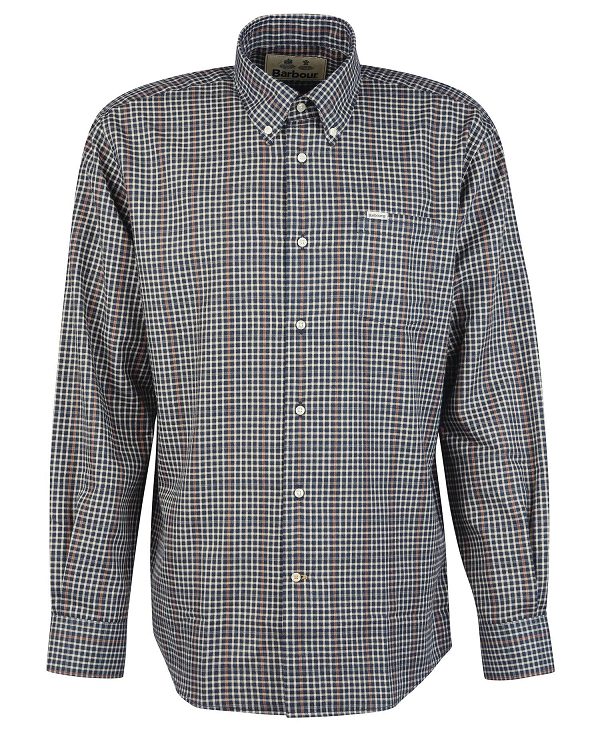 Barbour Henderson Thermo Weave Shirt Ecru Marl | BABO87906