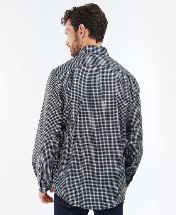 Barbour Henderson Thermo Weave Shirt Ecru Marl | BABO87906