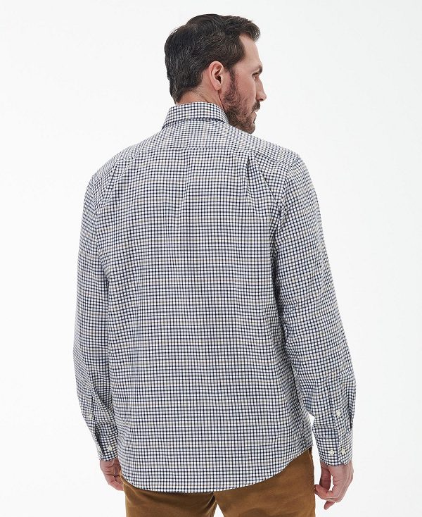 Barbour Henderson Thermo Weave Shirt White | BABO87902