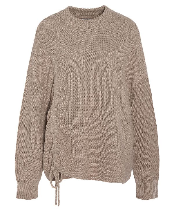 Barbour Henlow Crew Neck Jumper Oat | BABO89679