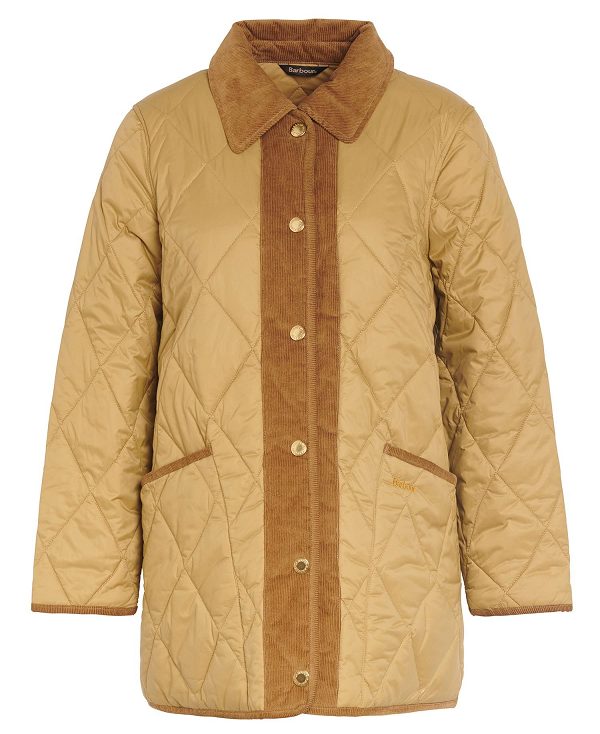 Barbour Highcliffe Quilted Jacket Antique Bronze | BABO89308