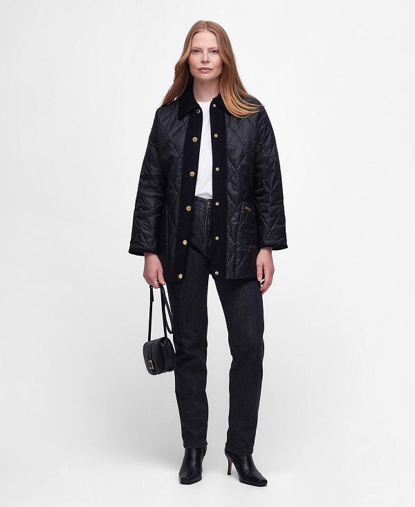 Barbour Highcliffe Quilted Jacket Classic Black | BABO89291