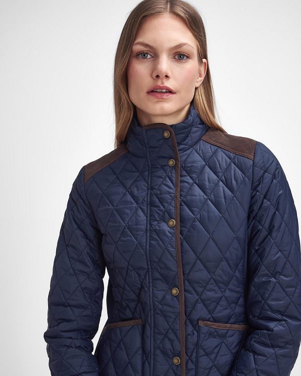 Barbour Highfield Quilted Jacket Navy/Classic | BABO89338