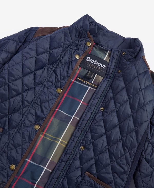 Barbour Highfield Quilted Jacket Navy/Classic | BABO89338