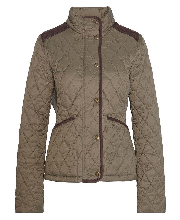 Barbour Highfield Quilted Jacket Winter Moss/Classic | BABO89337