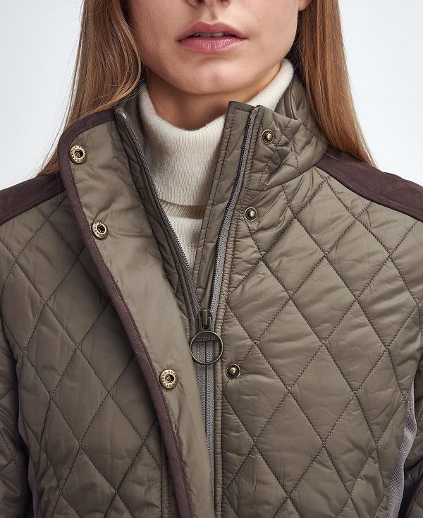 Barbour Highfield Quilted Jacket Winter Moss/Classic | BABO89337