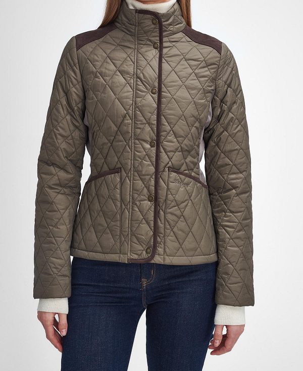 Barbour Highfield Quilted Jacket Winter Moss/Classic | BABO89337