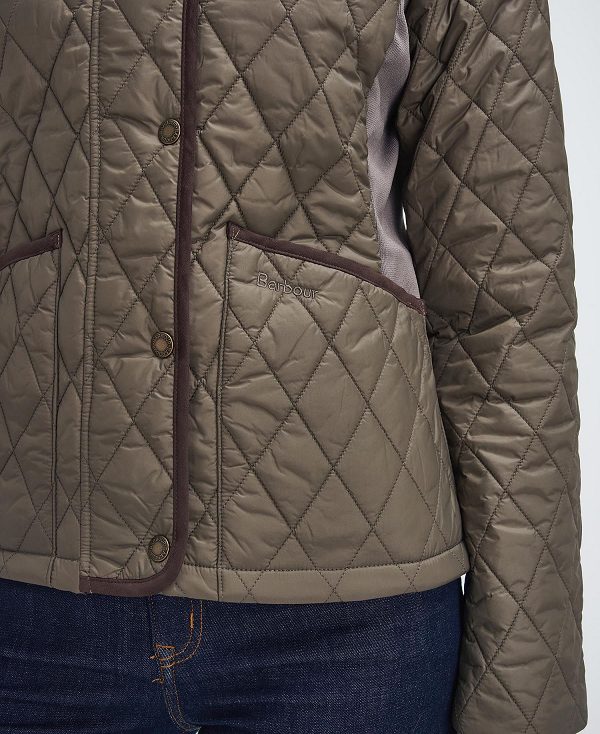 Barbour Highfield Quilted Jacket Winter Moss/Classic | BABO89337