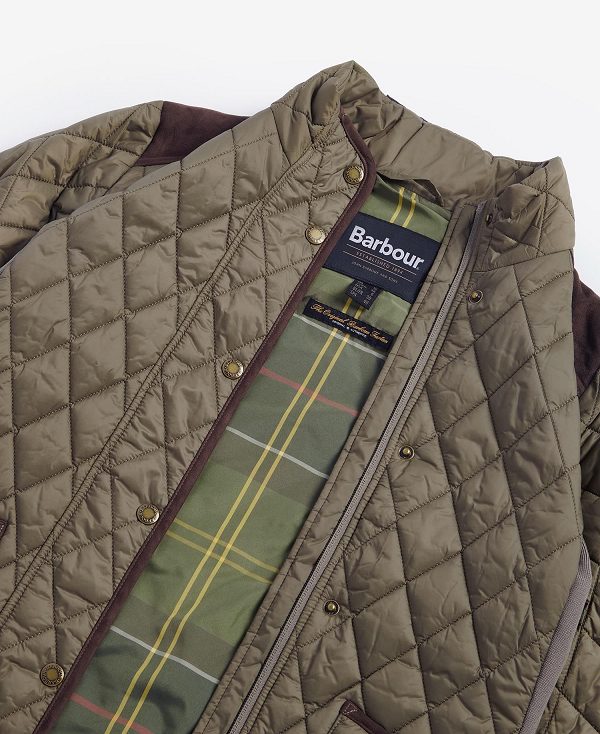 Barbour Highfield Quilted Jacket Winter Moss/Classic | BABO89337