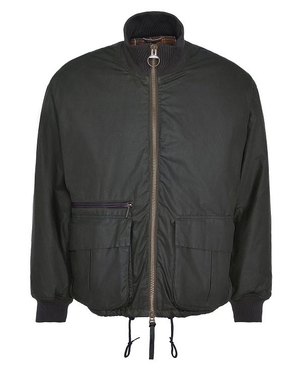 Barbour Highfield Waxed Jacket Archive Olive | BABO87272