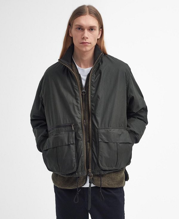 Barbour Highfield Waxed Jacket Archive Olive | BABO87272