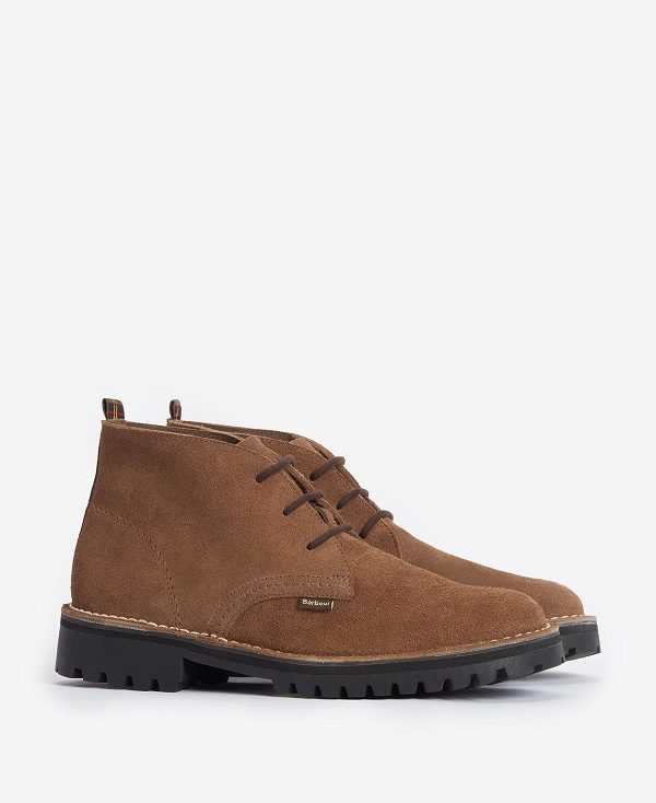 Barbour Hobart Chukka Boots Taupe | BABO88874