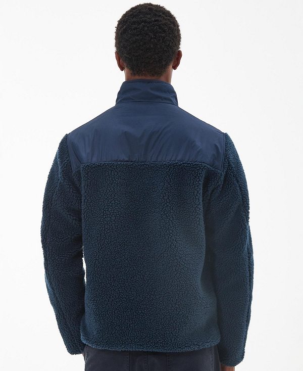 Barbour Hobson Fleece Jacket Navy | BABO88725