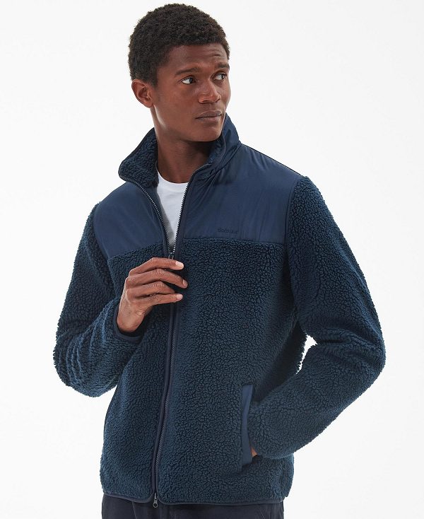 Barbour Hobson Fleece Jacket Navy | BABO88725