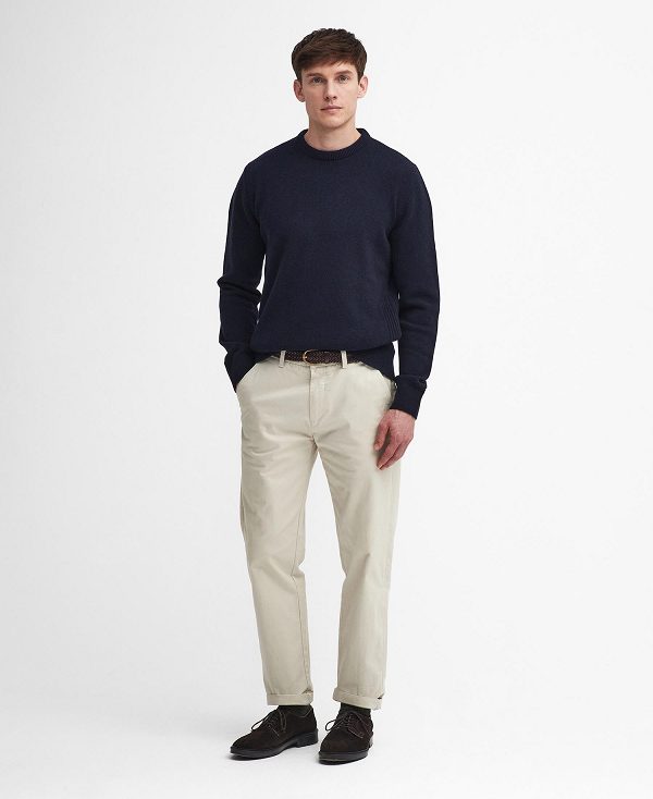 Barbour Holden Crew Neck Jumper Navy | BABO88649