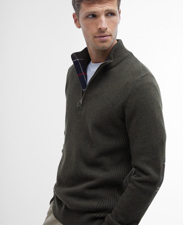 Barbour Holden Half Zip Jumper Navy | BABO88539