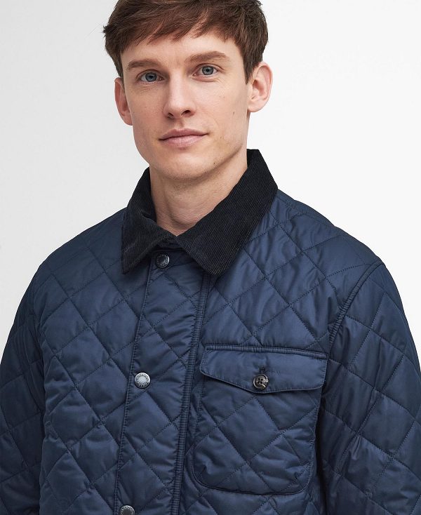 Barbour Hornby Quilted Jacket Classic Navy | BABO87384